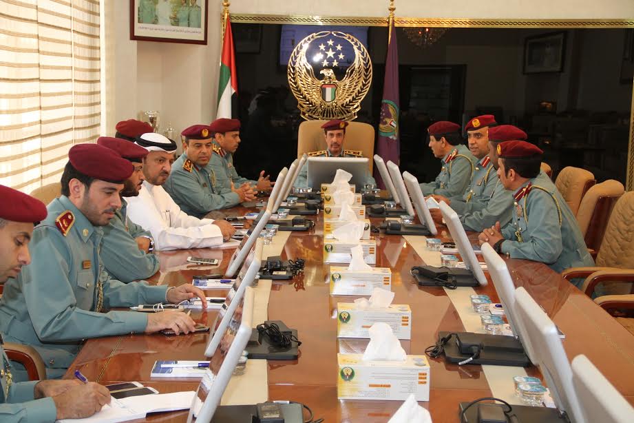 لجنة القيادة العليا للمنطقة الأمنية بعجمان تناقش سبل تعزيز الأمن والأمان في الإمارة